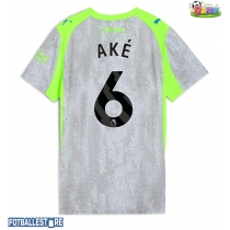 Manchester City Nathan Ake #6 Tredjedrakt Dame 2025-26 Kortermet